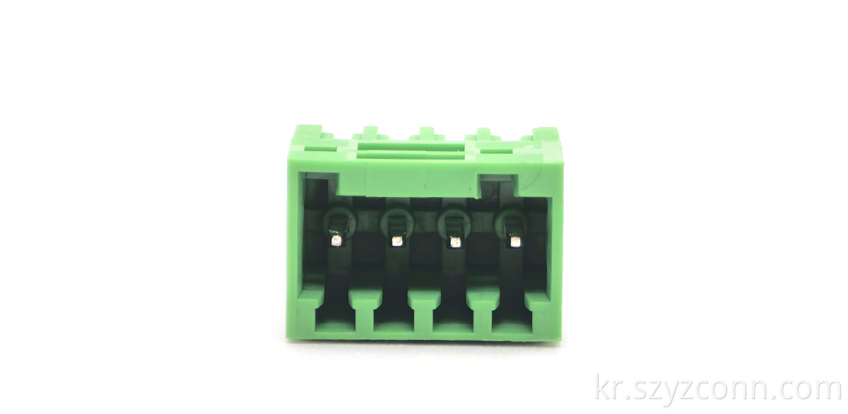 2.54mm 피치 플러그형 터미널 블록 남성 1*4P 2.54mm Pitch Pluggable Terminal Blocks Male 1*4P